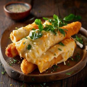 Fresh Cheese Finger prepared with authentic ingredients