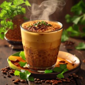 Fresh Cold Coffee prepared with authentic ingredients, homemade Indian food, cold coffee online delivery