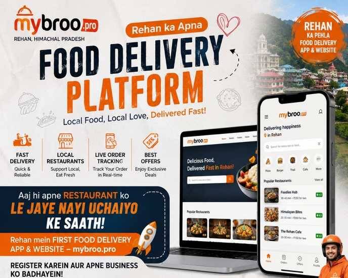 Join us today , mybroo food delivery partner