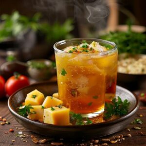Fresh Ice Tea prepared with authentic ingredients, homemade Indian food, Ice Tea online delivery