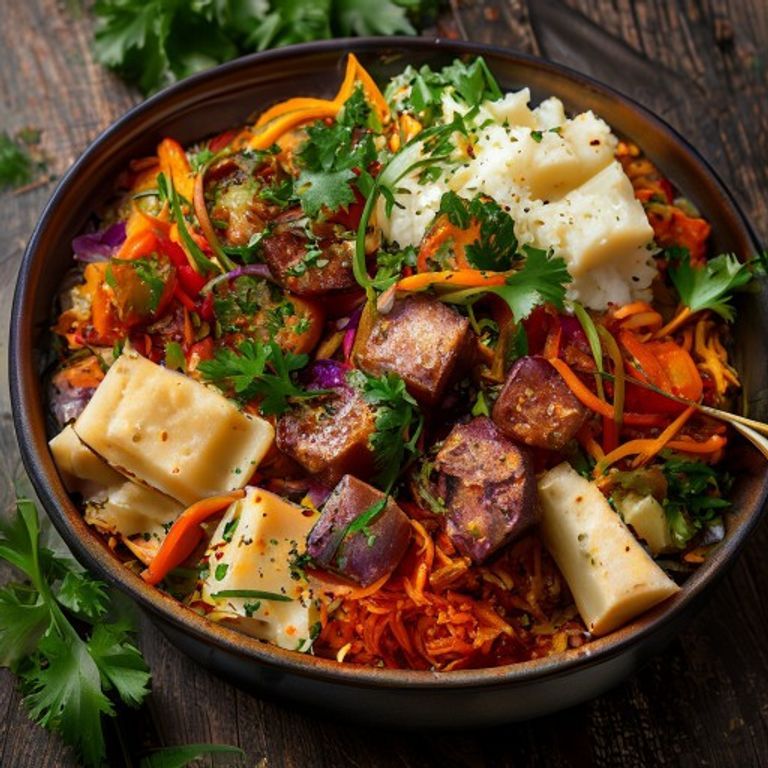Fresh Mix Veg prepared with authentic ingredients, homemade Indian food, Mix Veg online delivery