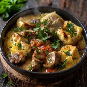 Fresh Palak Mushroom prepared with authentic ingredients, homemade Indian food, Palak Mushroom online delivery
