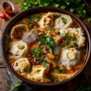 Fresh Veg Thupka With Momo prepared with authentic ingredients, homemade Indian food, Veg Thupka online delivery
